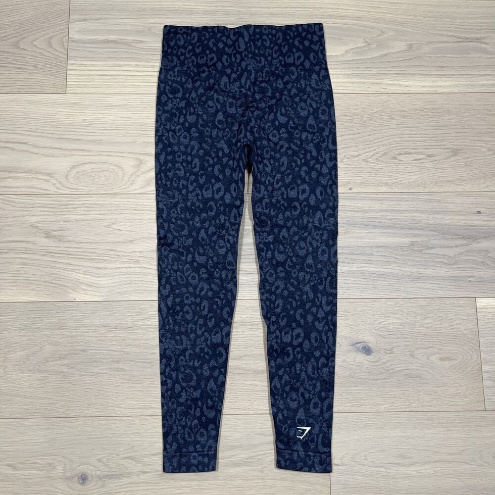 Gymshark Adapt Animal Seamless Leggings Black Size Medium- Scrunch Bum - Picture 7 of 11